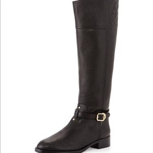 Tory Burch Marlene Leather Riding Boot